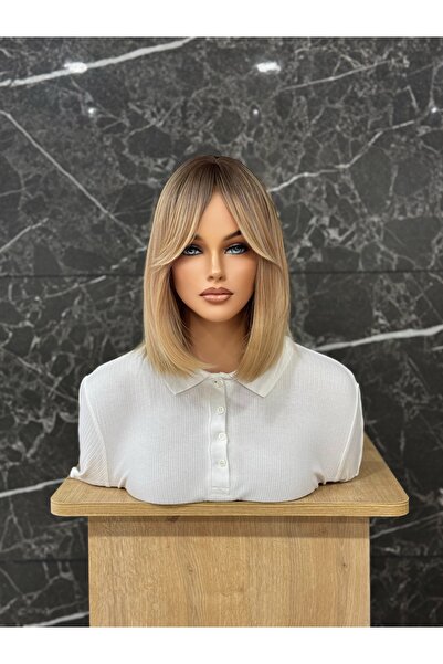 Fenomen Peruk Yeni Sezon Vip Düz Ombreli Peruk Model