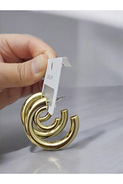JEWELRY Gold Spiral Earrings