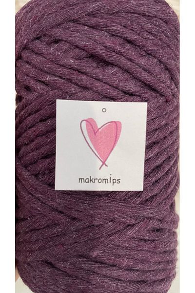 Makromİps MAKROME 250 g Βαμβακερό νήμα μονής στρίψιμο - Twist Hobby και μπρελόκ πολλαπλών χρήσεων πλέξιμο Bohemian