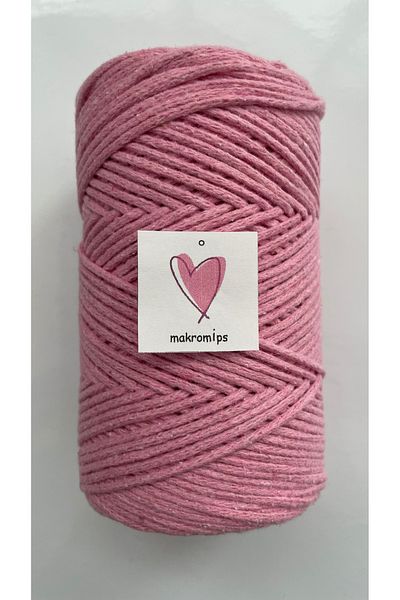 Makromİps Τσάντα MAKROME PREMIUM Cotton-Cotton (250gr-185m-2mm), Στρογγυλό κορδόνι χόμπι