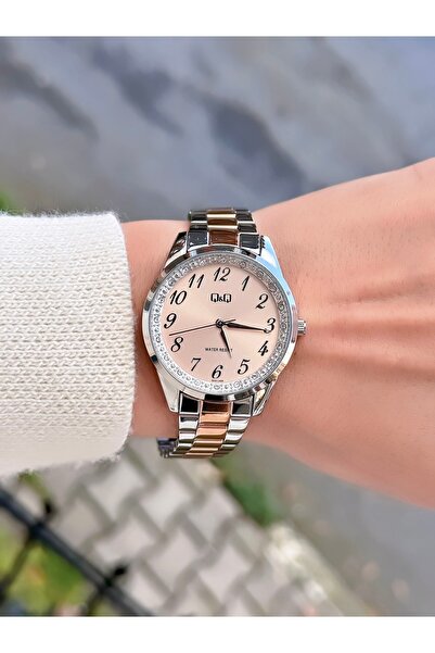 Q&Q QQ Kadın Kol Saati Kordon Su Geçirmez 2 Yıl Garantili 3 ATM  Rakamlı Model