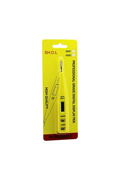 Go İthalat Dijital Ekranlı Temassız Elektrik Kontrol Kalemi Gerilim Test Ciha...