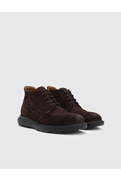 İLVİ Trent Hakiki Süet Deri Erkek Kahverengi Bot