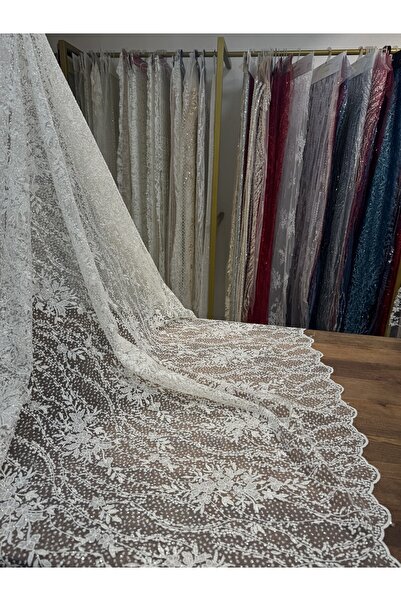 Metroteks Tekstil Metroteks TEKSTİL ABİYELİK BRODE DANTEL BRD-006