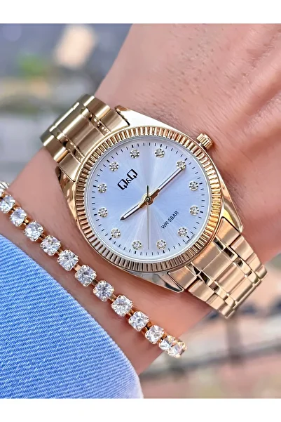 Q&Q Qq Women's Wristwatch Cord Waterproof 5 Atm New Model