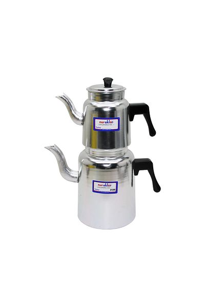 FRD GROUP طقم إبريق شاي ألومنيوم فاخر رقم 1 (5235)