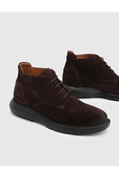 İLVİ Trent Hakiki Süet Deri Erkek Kahverengi Bot