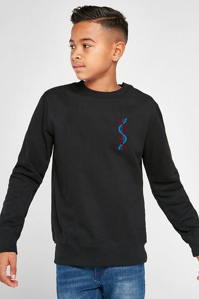 Tshirthane Детски суитшърт 2ip в цвят бордо и син Dna Black