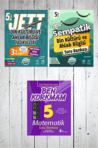 Ünlüler Karması Yayınları 5.Sınıf Ünlüler Jett Din Kültürü Ve Ahlak Bilgisi F...