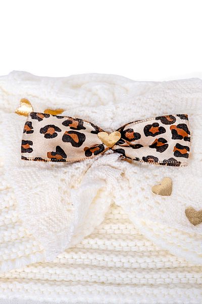 Eke Tekstil Girl's Bow Scarf Beret