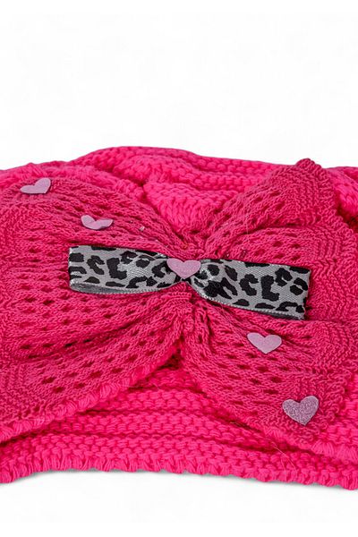 Eke Tekstil Girl's Bow Scarf Beret
