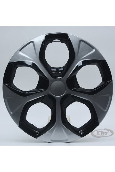 OTOCİRİT Jant Kapağı Siyah-gri Kırılmaz 15" Universal Model (amblem Hediyeli)...