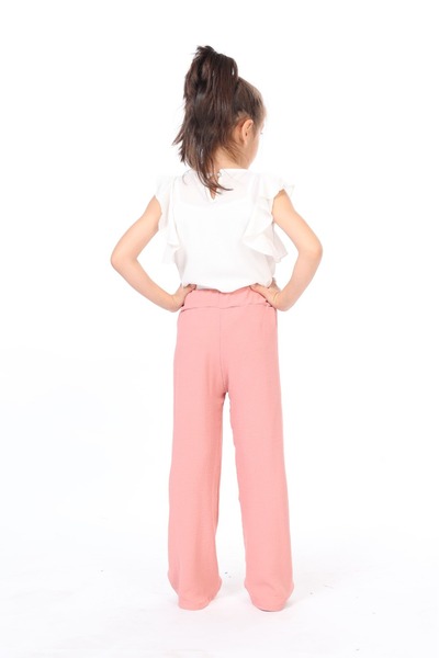 Bluence Waiter Length Wide Leg Aerobin Trousers