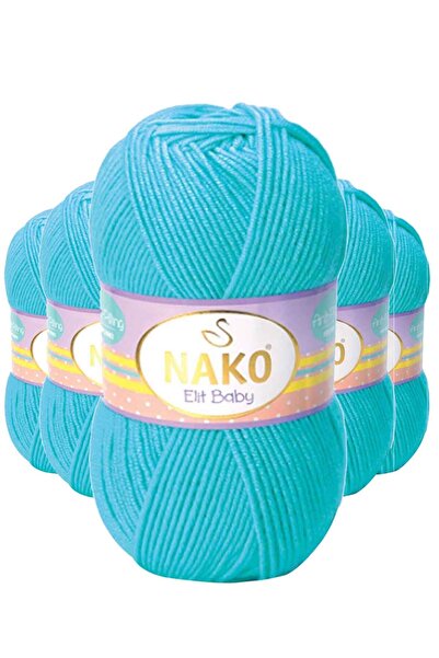 Mestore 5 قطع من خيوط الحياكة اليدوية Elite Baby من صوف الأطفال المقاوم للبيل...