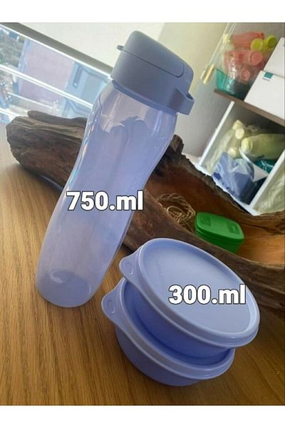 Tupperware 750 ml Drinking Bowl and 2 Sugar Cups.