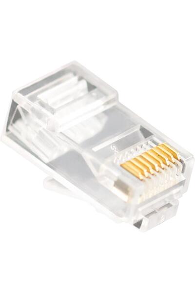 VCOM Data-P785 Nm006 20Pcs Plastic Rj45 8P8C Cat6-Utp-Rj45-3U Connector