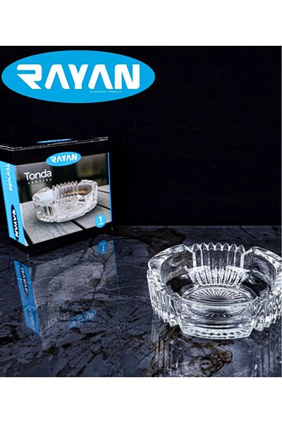 Mu Art Tonda Glass Round Ashtray Royaleks-Rygg016