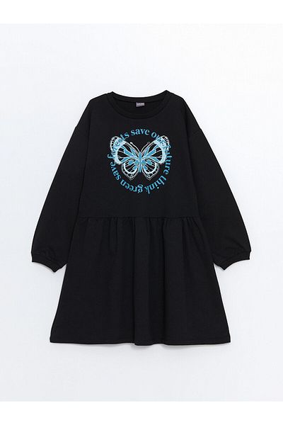 LC Waikiki Lw - Crew Neck Girl's Dress