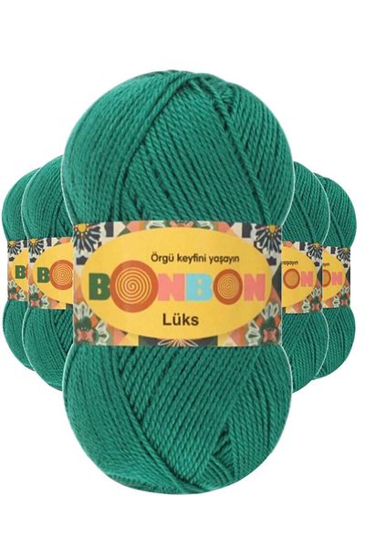Take and Happy 5 Pieces Luxury Booties Yarn Wool Duck Head Green 98325
