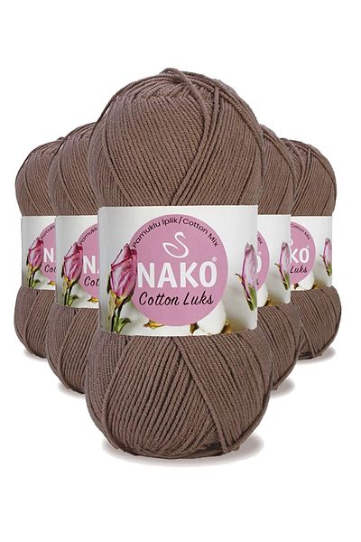 NAKO Πολυτελές βαμβακερό γιλέκο και τουνίκ - 5 τμχ μπλούζα, ζακέτα, μαλλί σχοινί Earth 97583