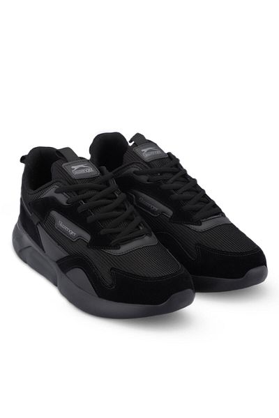 Slazenger Pantofi sport negri pentru bărbați Tenis casual