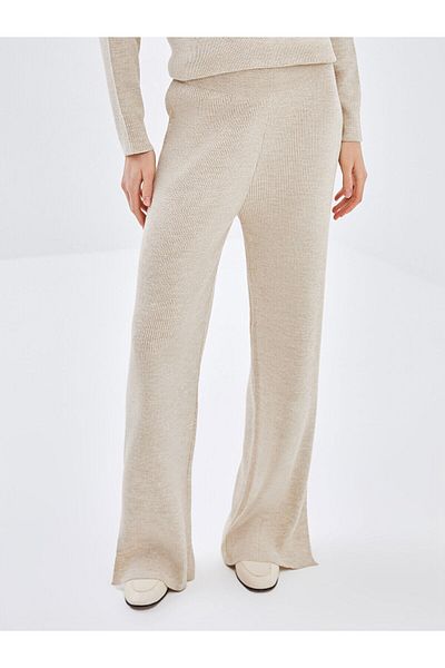 LC Waikiki Women's Knitwear Trousers with Elastic Waist