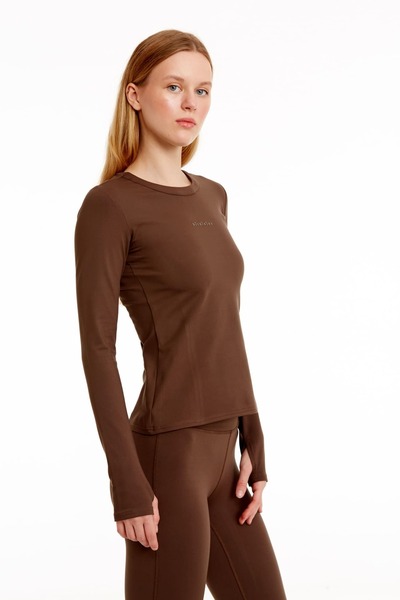Birdiejay Your New Go-To Dark Brown Long Sleeve T-Shirt