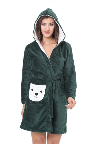 mervemoda Women's Ultrasoft Dressing Gown - Comfortable and Stylish