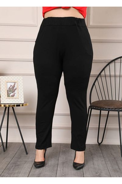ABARSE Women's Plus Size Lycra Viscose Trousers