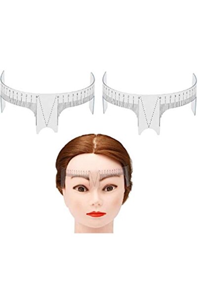 Venalisa 2 Adet Plastik Kaş Ölçüm Cetveli Microblading Kalıcı Makyaj