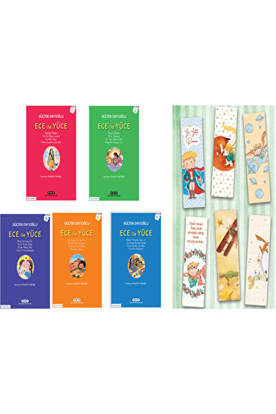 Yapı Kredi Yayınları Ece ile Yüce  1 - 2 - 3 - 4 - 5 Set Küçük Prens Ayraç He...