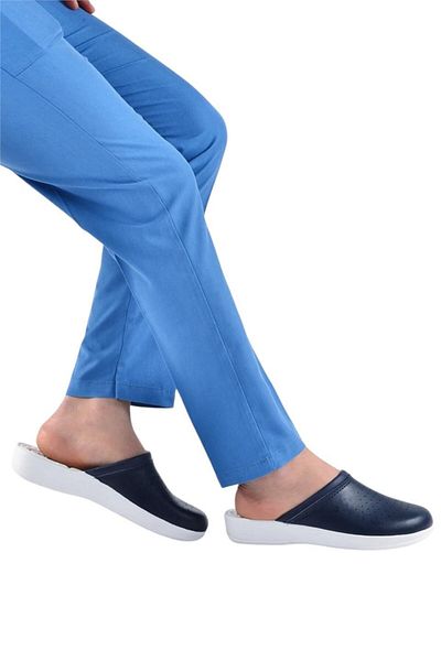 Liger Παντόφλες εργασίας Unisex Sabo Hospital Cook Cleaning ΣΚΟΥΡΟ ΜΠΛΕ