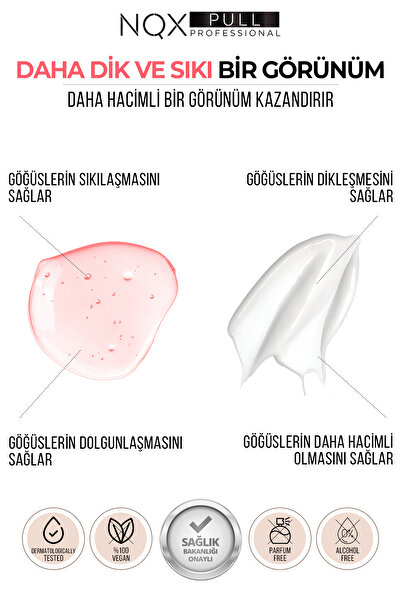 NQX PULL Gögüs Büyütmeye % Dikleştirmeye A.f.r.o.d.i.z.y.a.k. Seanslı Yardımcı Bakım 2li Özel Seti