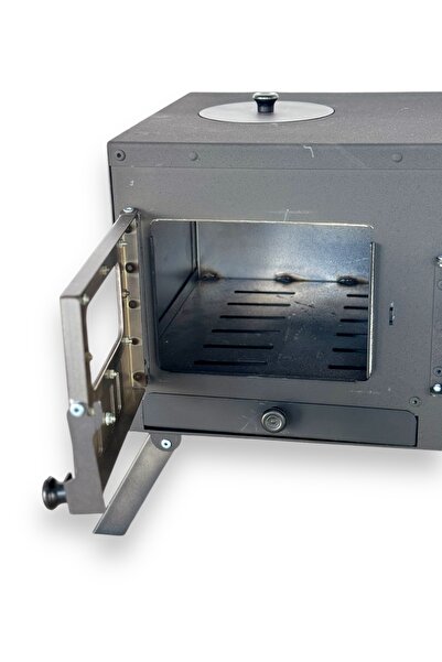 pratikoutdoor Katlanır Ayaklı Kuzineli Kamp ve Çadır Sobası - Ful Set Çantalı