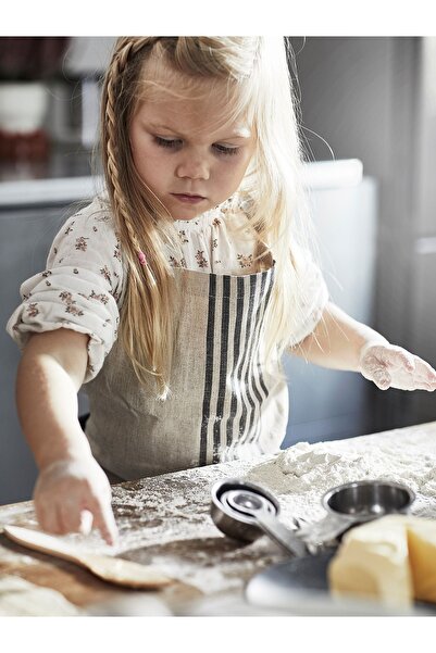 IKEA Mariatheres Kitchen Apron Gray - Beige 45 X 57 cm