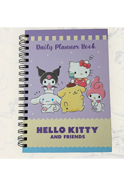 GiFi Hello Kitty Daily Planner Book Konuşan ajanda Stikerli 5 Sayfa