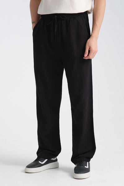 Redline Άνετο λινό ανδρικό παντελόνι - Saga Baggy Fit