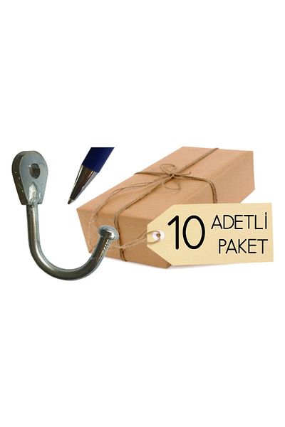 mintikbirler 10 Pieces of Plastic-Free School Bag - Rack Student Hanger with Wall Rack and Iron Hanger