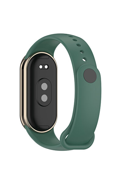 Fibaks Xiaomi Mi Band 8/9/10 Uyumlu Kordon Akıllı Bileklik Kordonu Klasik Renkli Silikon Kayış Bileklik