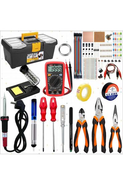 eğiteklab Meslek Lisesi Elektrik Elektronik Bölümü PROFESYONEL Takım Çantası
