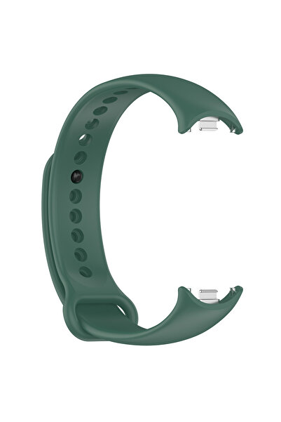 Fibaks Xiaomi Mi Band 8/9/10 Uyumlu Kordon Akıllı Bileklik Kordonu Klasik Renkli Silikon Kayış Bileklik