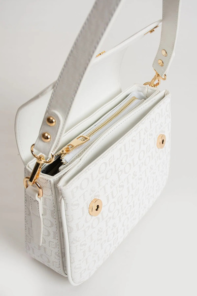 Just Polo Women's Print Patterned Fabric Long Strap Shoulder Bag New Season-2197