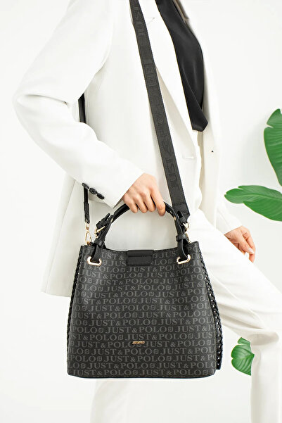 JP POLO Women's Original Just Polo 3-Compartment Adjustable Long Strap Hand and Shoulder Bag Size 31 * 30 cm