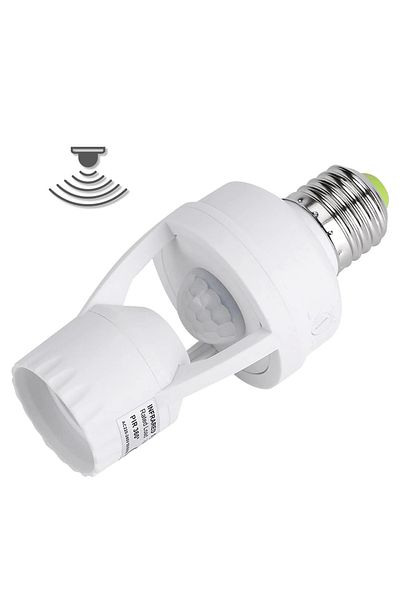 Powermaster E27 Motion Sensor Lamp Holder 110-240V 60W