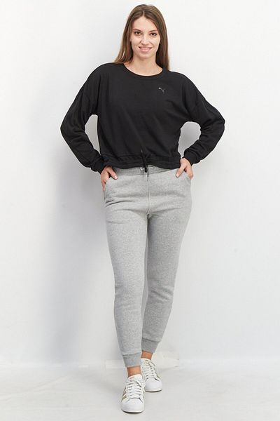 Puma Women Sportswear Fit Long Sleeve Training Sweatshirt, Black