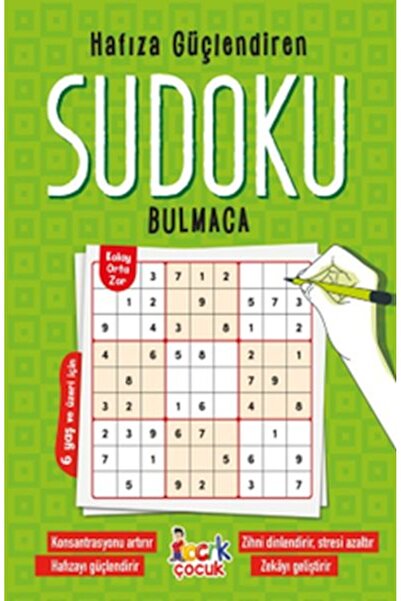İthaki Yayınları Hafıza Güçlendiren Sudoku Bulmaca