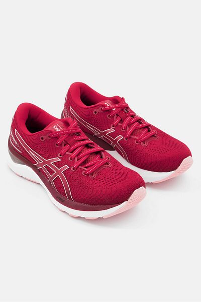 Asics Women Gel Cumulus 24 Lace Up Training Shoes, Red