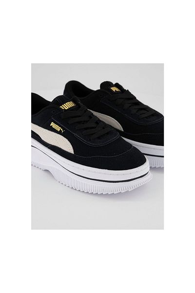 Puma Women Deva Suede Shoes, Black And Marshmallow
