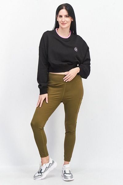 Puma Women Sportswear Fit Brand Logo Sweatshirt, Black