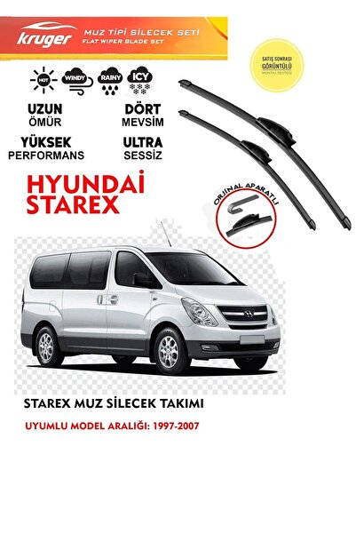 KRUGER Hyundai Starex ön Muz Silecek Takımı 2005 model Araca Özel  Aparat